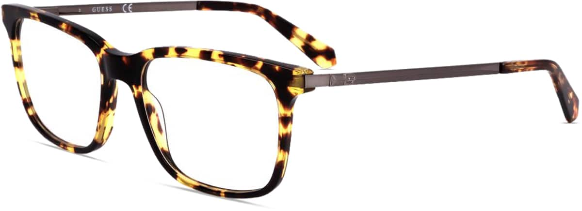 Angle view of Guess GU5004852 GU500485225 in Dark Tortoiseshell