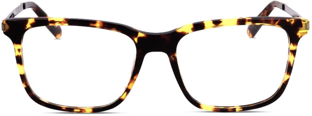 Front view of Guess GU5004852 GU500485225 in Dark Tortoiseshell