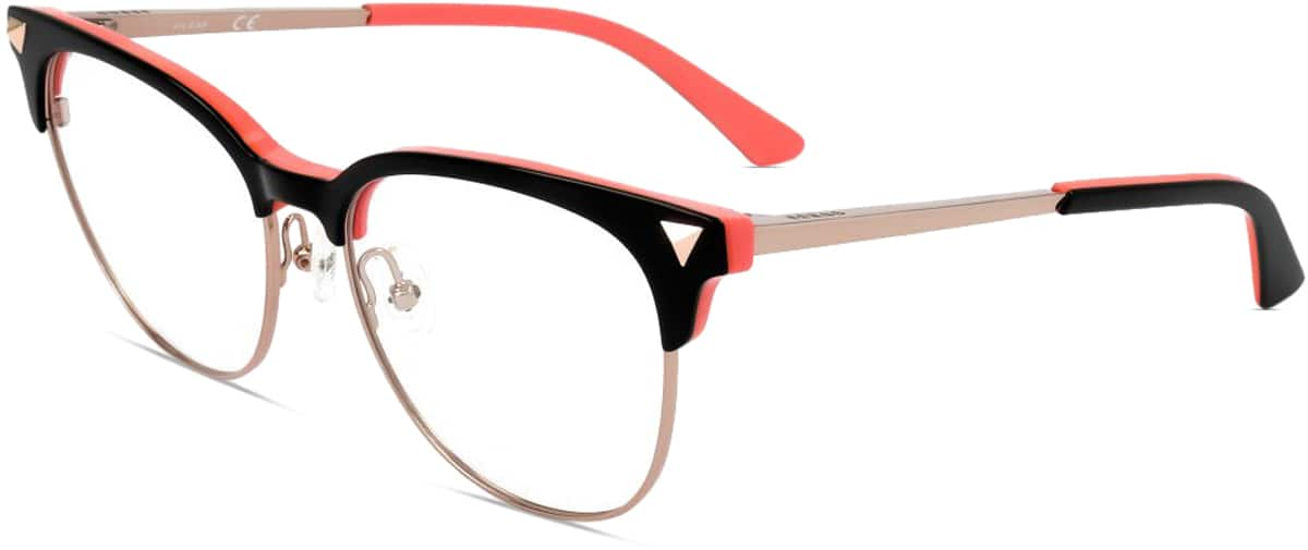 Angle view of Guess GUE2798 GUE279821 in Black Pink