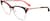 Angle view of Guess GUE2798 GUE279821 in Black Pink thumbnail