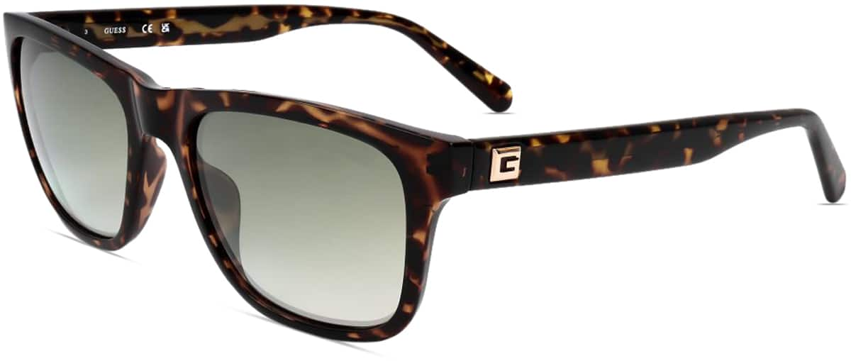 Angle view of Guess GUE6971 GUE697125 in Dark Tortoiseshell