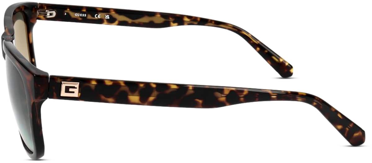 Side view of Guess GUE6971 GUE697125 in Dark Tortoiseshell