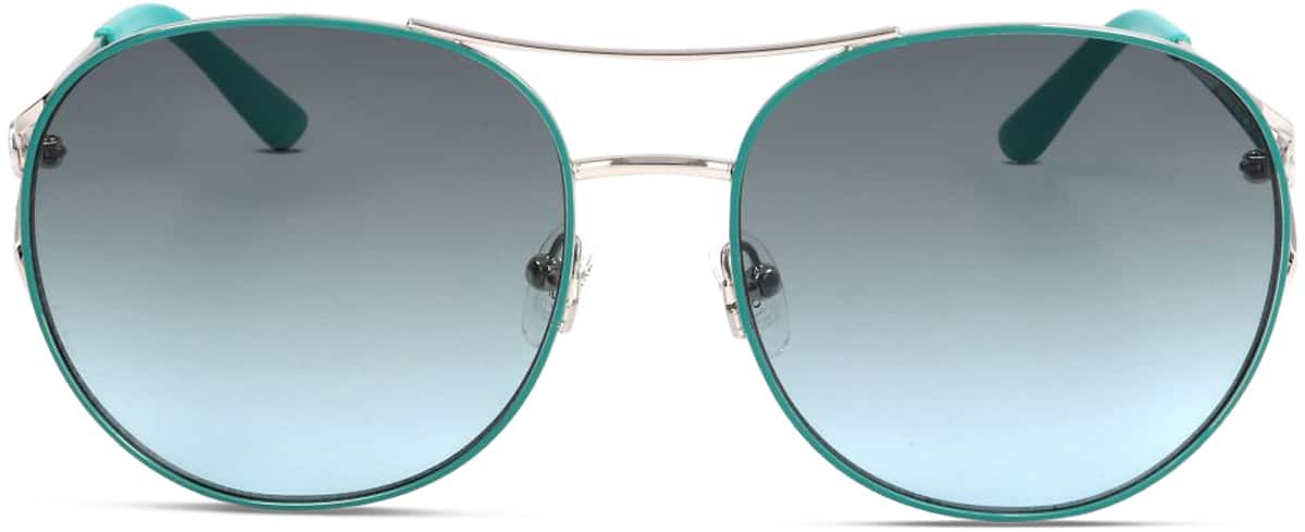 Front view of Guess GUE7686 GUE768616 in Turquoise