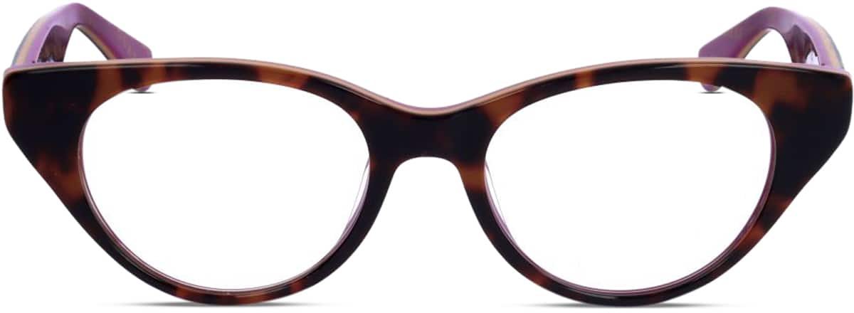 Front view of Kids' Guess GUE9192 GUE919225 in Dark Tortoiseshell