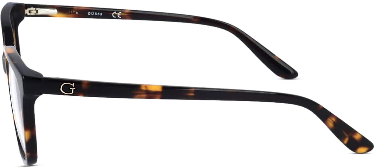 Side view of Guess GUE9215 GUE921525 in Dark Tortoiseshell