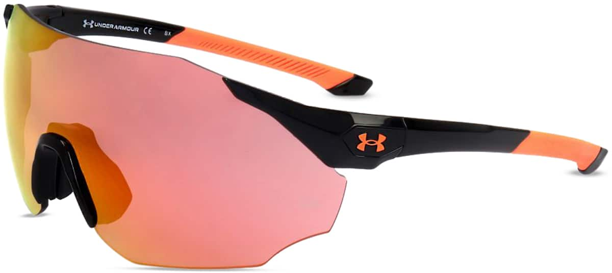 Angle view of Under Armour UA HAMMER HAMMER21 in Black Orange