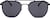 Front view of Hugo Boss HUB1090 HUB109021 in Matte Black thumbnail