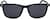 Front view of Hugo Boss HUB1554 HUB155421 in Black thumbnail
