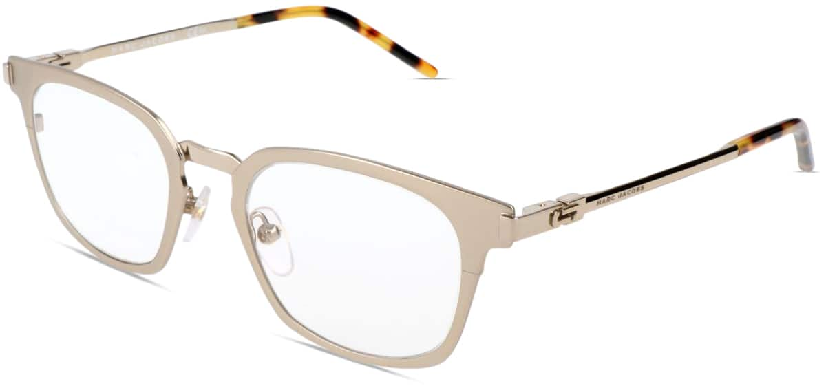 Angle view of Marc Jacobs  MARC 145 JAC14514 in Light Gold