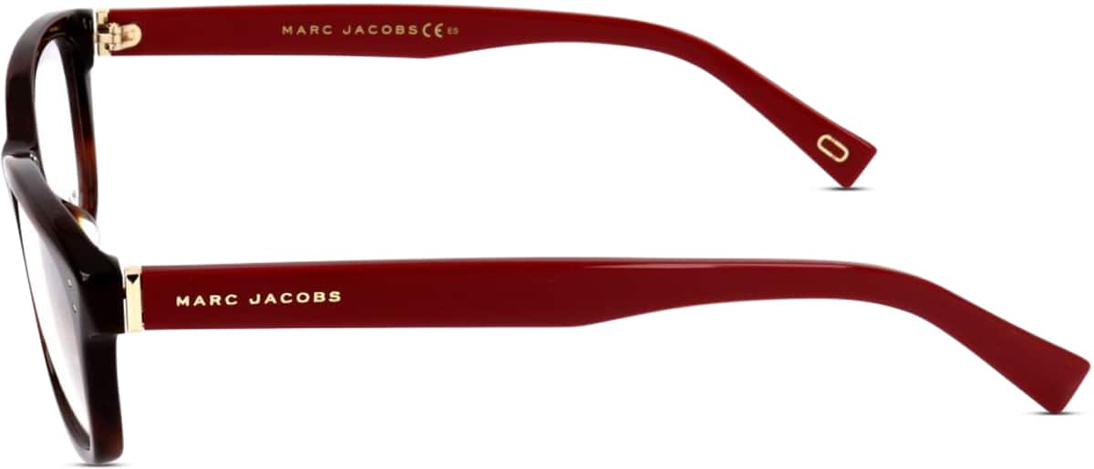 Side view of Marc Jacobs  MARC 149 JAC14915 in Dark Havana