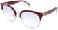 Angle view of Marc Jacobs  MARC 170 JAC17045 in Burgundy thumbnail