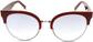 Front view of Marc Jacobs  MARC 170 JAC17045 in Burgundy thumbnail