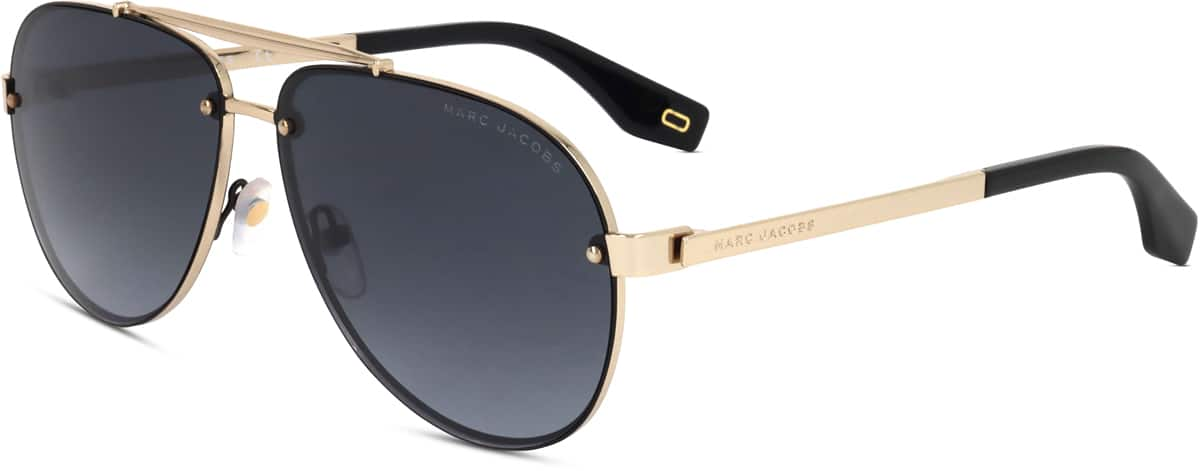 Angle view of Marc Jacobs JAC317 JAC31714 in Gold