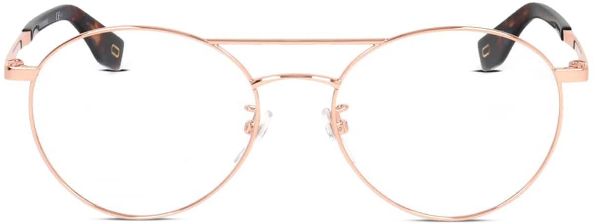 Front view of Marc Jacobs  MARC 332 JAC33214 in Shiny Rose Gold