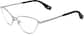 Angle view of Marc Jacobs  MARC 371 JAC37111 in Silver thumbnail
