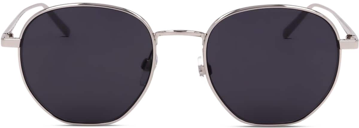 Front view of Marc Jacobs  MARC 434 JAC43411 in Palladium