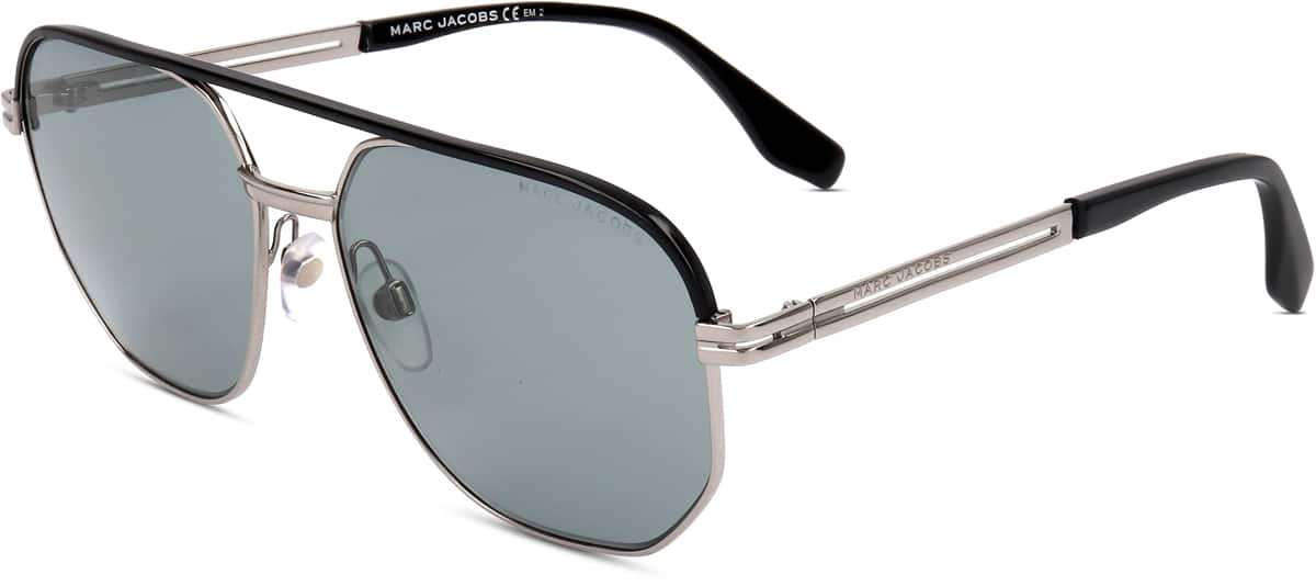 Angle view of Marc Jacobs JAC469 JAC46911 in Ruthenium