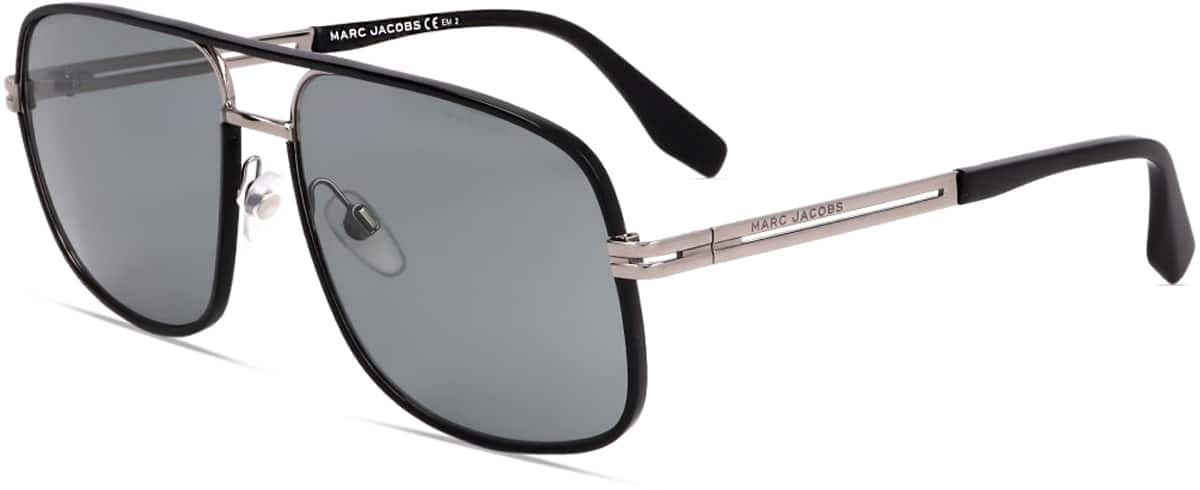 Angle view of Marc Jacobs  MARC 470 JAC47021 in Ruthenium