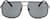 Front view of Marc Jacobs  MARC 470 JAC47021 in Ruthenium thumbnail