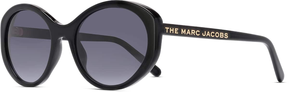 Angle view of Marc Jacobs JAC520 JAC52021 in Black