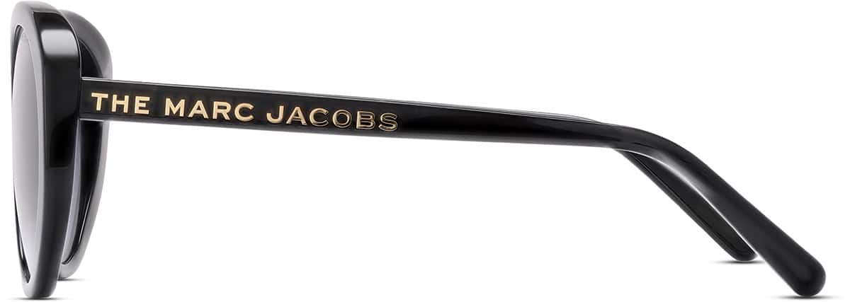 Side view of Marc Jacobs JAC520 JAC52021 in Black