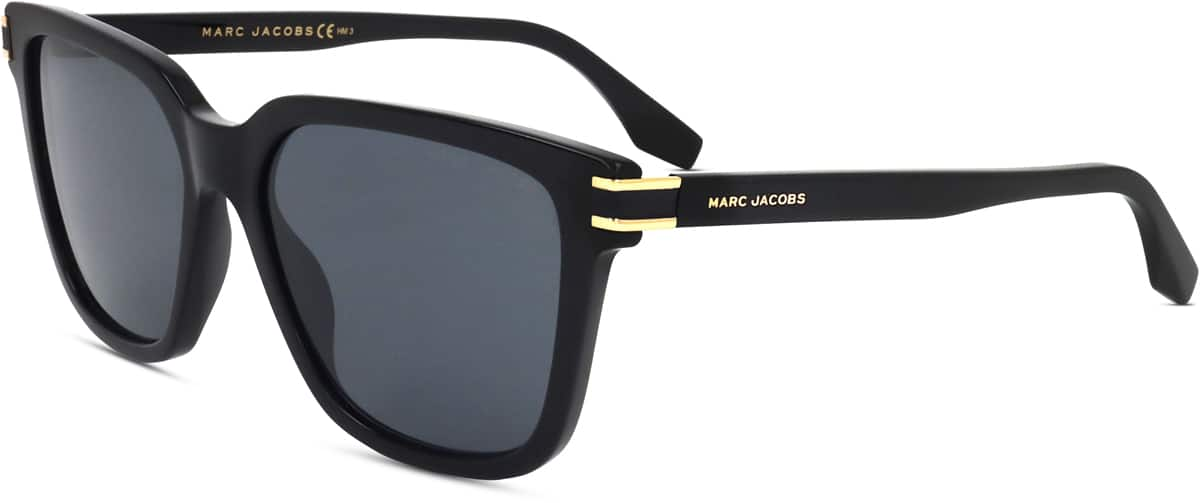 Angle view of Marc Jacobs JAC567 JAC56721 in Black