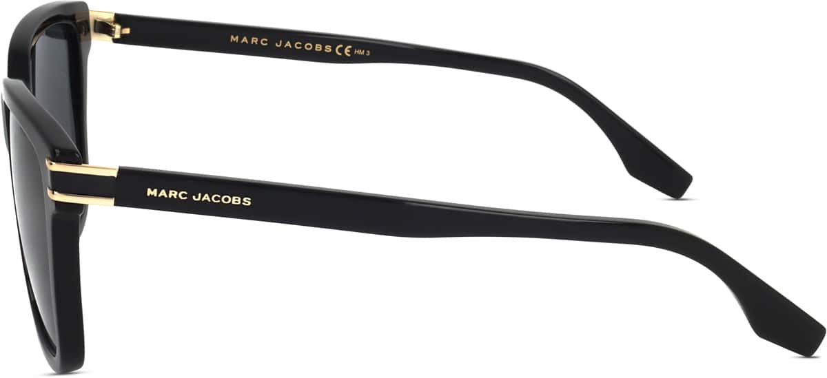 Side view of Marc Jacobs JAC567 JAC56721 in Black