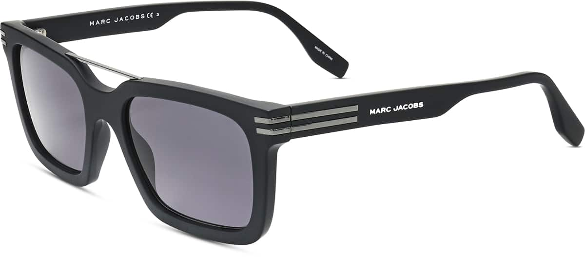 Angle view of Marc Jacobs JAC589 JAC58921 in Black