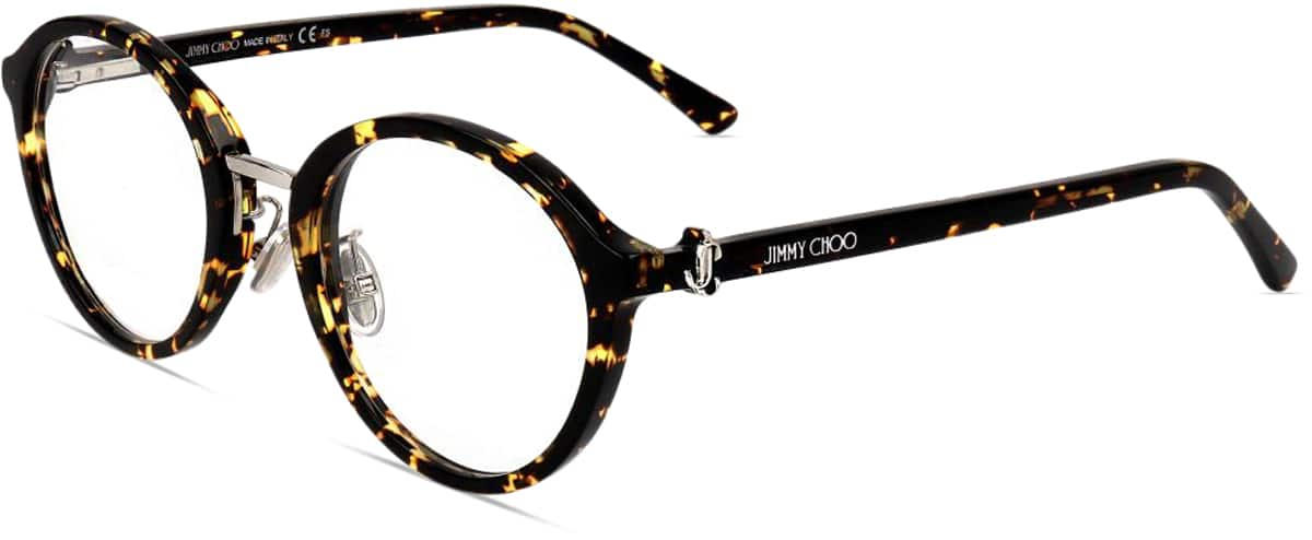 Angle view of Jimmy Choo JC311 JIM31135 in Dark Havana