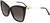 Angle view of Jimmy Choo SEBA JIMSEBA15 in Dark Havana thumbnail