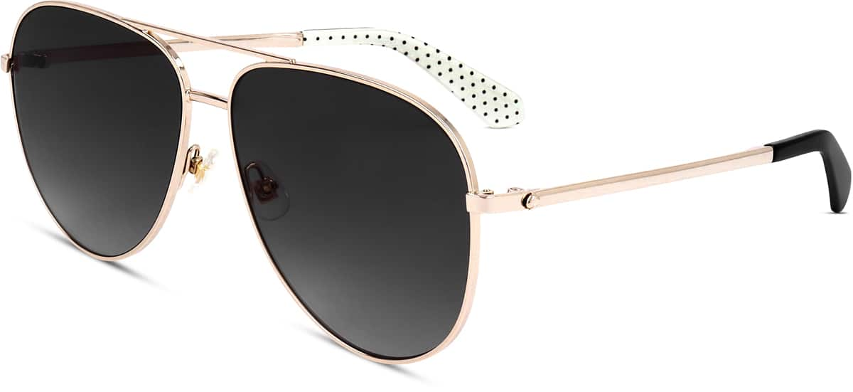 Angle view of Kate Spade KSPISLA KSPISLA14 in Light Gold