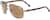 Angle view of Lacoste LAC162S LAC162S15 in Brown thumbnail