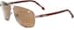 Angle view of Lacoste LAC162S LAC162S15 in Brown thumbnail
