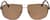 Front view of Lacoste LAC162S LAC162S15 in Brown thumbnail