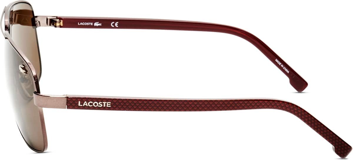 Side view of Lacoste LAC162S LAC162S15 in Brown