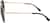 Side view of Lacoste LAC177SP LAC177SP14 in Light Gold thumbnail