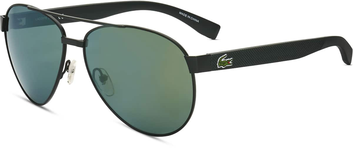 Angle view of Lacoste LAC185S LAC185S24 in Black