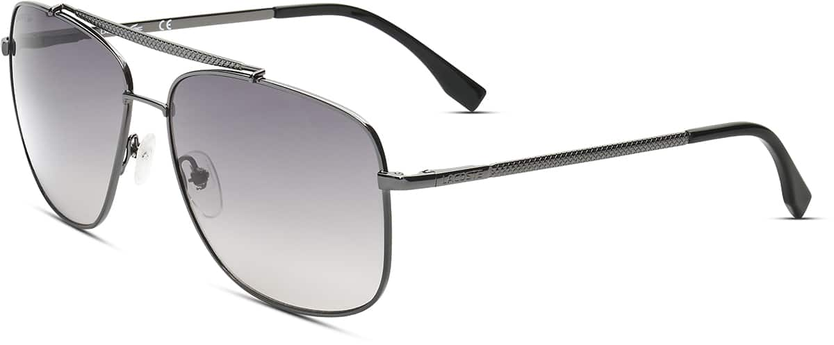 Angle view of Lacoste LAC188S LAC188S12 in Gunmetal