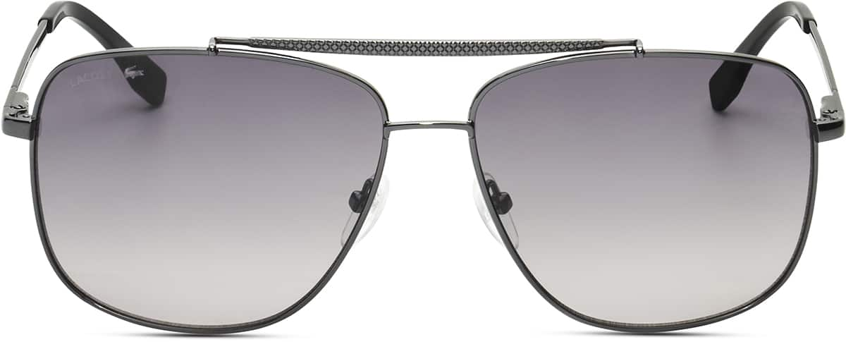 Front view of Lacoste LAC188S LAC188S12 in Gunmetal