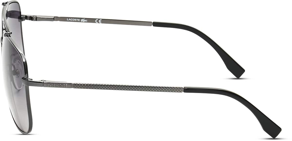 Side view of Lacoste LAC188S LAC188S12 in Gunmetal