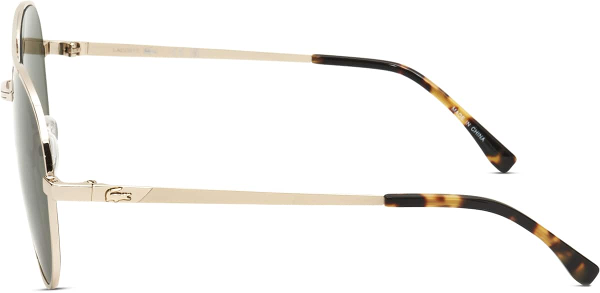 Side view of Lacoste LAC233SP LAC233SP14 in Light Gold