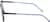 Side view of Lacoste LAC254S LAC254S16 in Matte Blue thumbnail