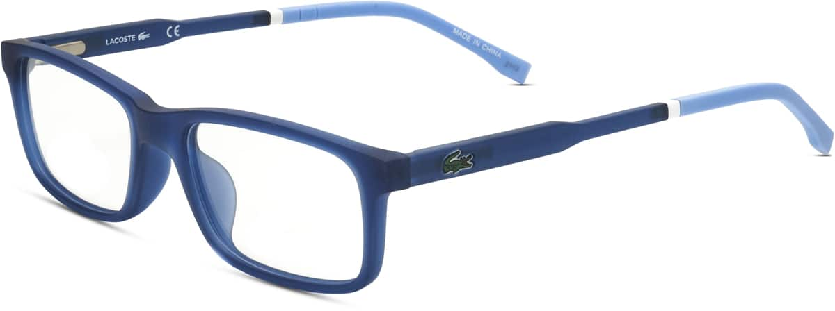 Angle view of Lacoste LAC3646 LAC364616 in Matte Blue