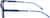 Side view of Lacoste LAC3646 LAC364616 in Matte Blue thumbnail