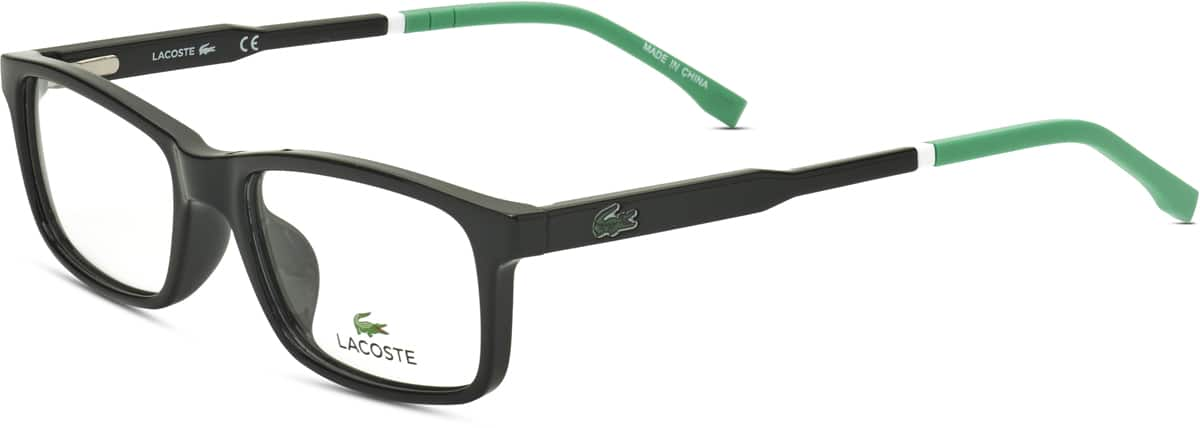 Angle view of Lacoste LAC3646 LAC364621 in Black