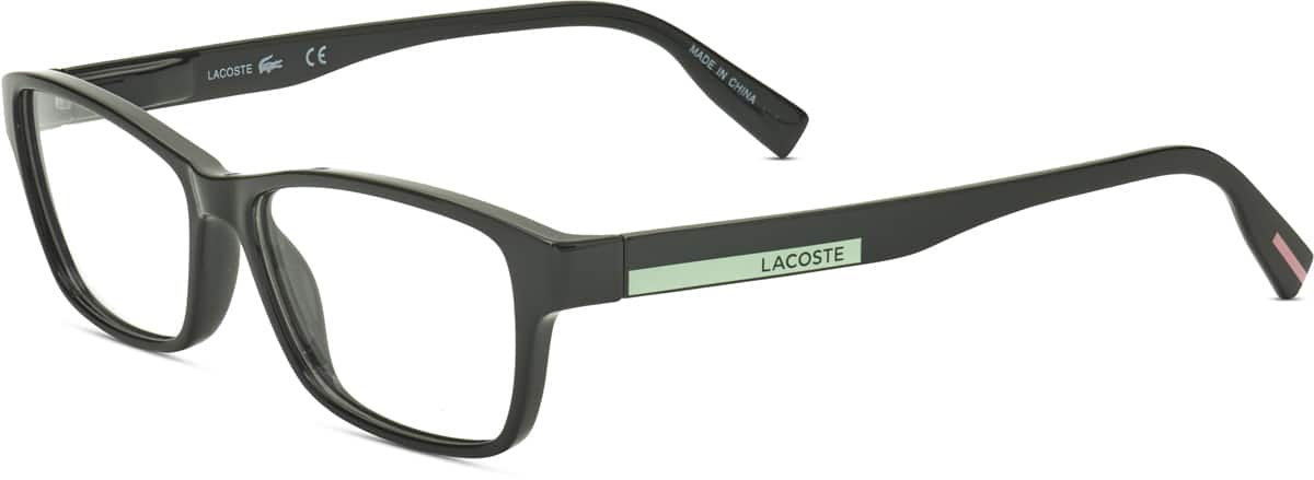 Angle view of Lacoste LAC3650 LAC365021 in Black