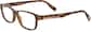 Angle view of Lacoste LAC3650 LAC365025 in Light Havana thumbnail