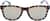 Front view of Lacoste LAC789S LAC789S25 in Havana thumbnail