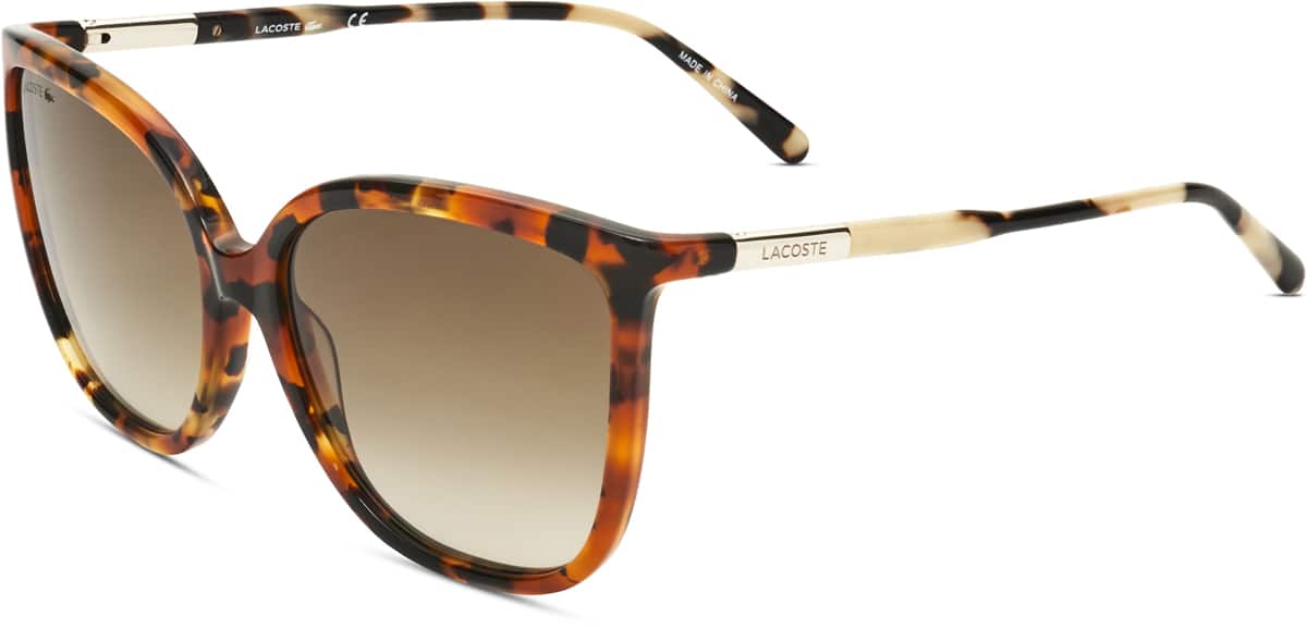 Lacoste Men's Wayfarer Sunglasses LAC963S | Zenni Optical