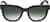 Front view of Lacoste LAC971S LAC971S21 in Black thumbnail
